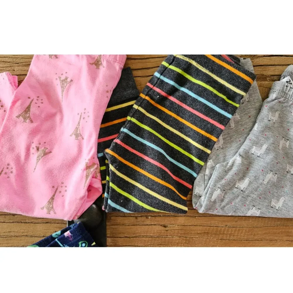 Toddler Girl Casual pants and sleep bottoms bundle sz 24M
